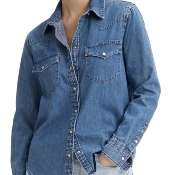 Yamanman Premium 3/4 Sleeve Denim Shirt – Size M – Casual Western Style - Picture 3 of 6